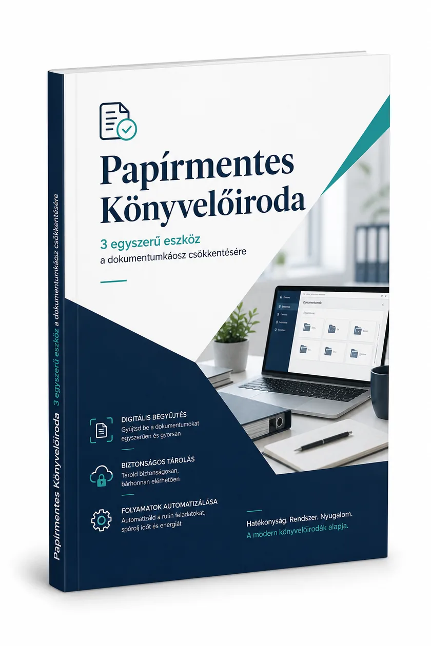 Papírmentes Könyvelőiroda — ingyenes PDF útmutató borító