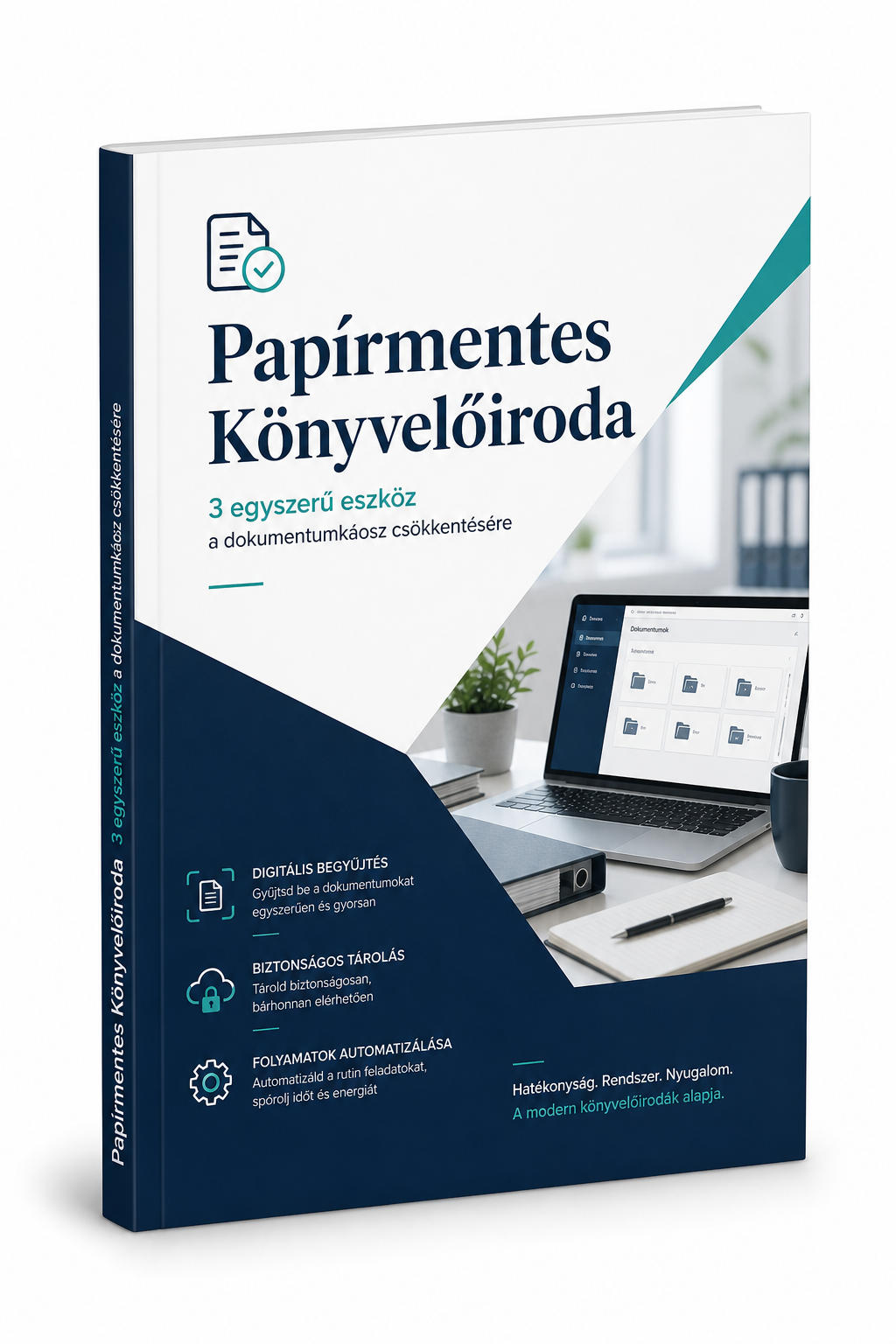 Papírmentes Könyvelőiroda — ingyenes PDF útmutató borító